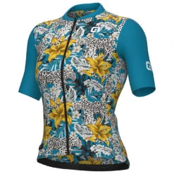 ALE Women's PR-E Hibiscus S/S Jersey - Radtrikot -Trail Fit Store al womens pr e hibiscus s s jersey radtrikot 1