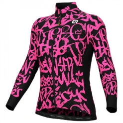 ALE Women's Solid Ride L/S Jersey - Radtrikot