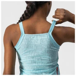 Castelli Women's Promessa Jacquard Bavette Top - Rad Singlet -Trail Fit Store castelli womens promessa jacquard bavette top rad singlet detail 4