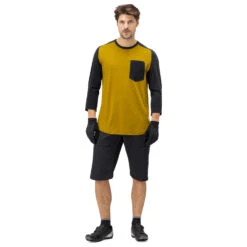 Norrøna Skibotn Wool 3/4 T-Shirt - Radtrikot -Trail Fit Store norroena skibotn wool 3 4 t shirt radtrikot detail 3