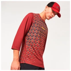 Oakley Flow 3/4 Jersey - Radtrikot -Trail Fit Store oakley flow 3 4 jersey radtrikot detail 10