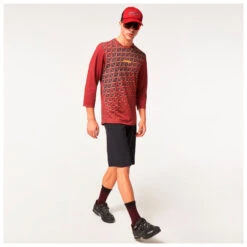 Oakley Flow 3/4 Jersey - Radtrikot -Trail Fit Store oakley flow 3 4 jersey radtrikot detail 9