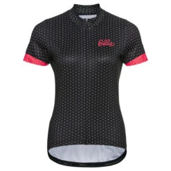 Odlo Women's Stand-Up Collar S/S Full Zip Essential - Radtrikot -Trail Fit Store odlo womens stand up collar s s full zip essential radtrikot 1