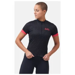 Odlo Women's Stand-Up Collar S/S Full Zip Essential - Radtrikot -Trail Fit Store odlo womens stand up collar s s full zip essential radtrikot detail 3