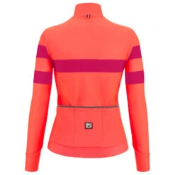 Santini Women's 2W Coral Bengal L/S Jersey - Radtrikot -Trail Fit Store santini womens 2w coral bengal l s jersey radtrikot detail 3