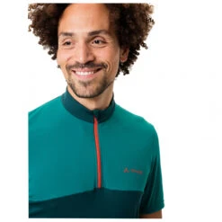 VAUDE Matera Half Zip Tricot - Radtrikot -Trail Fit Store vaude matera half zip tricot radtrikot detail 5