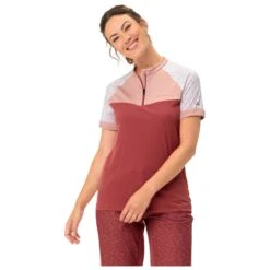 VAUDE Women's Ledro Print Shirt - Radtrikot -Trail Fit Store vaude womens ledro print shirt radtrikot detail 3