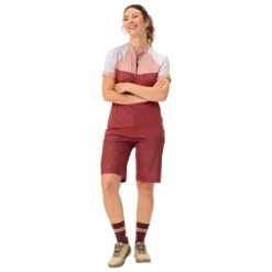 VAUDE Women's Ledro Print Shirt - Radtrikot -Trail Fit Store vaude womens ledro print shirt radtrikot detail 5