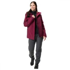 VAUDE Women's Yaras Warm Rain Jacket - Fahrradjacke -Trail Fit Store vaude womens yaras warm rain jacket fahrradjacke detail 6